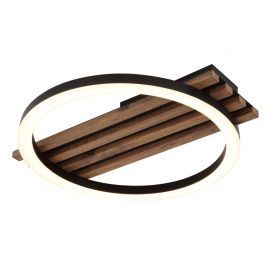Plafoniere - Plafoniera LED riflaj cu efect de lemn TISHA