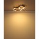 Plafoniere - Plafoniera LED riflaj cu efect de lemn TISHA