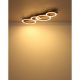 Plafoniere - Plafoniera LED riflaj cu efect de lemn TISHA