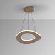 Pendule, Lustre suspendate - Lustra auriu roze LED CCT cu telecomanda Mirena D50