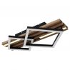 Plafoniera LED riflaj MDF cu efect de lemn OBRIEN