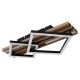 Plafoniere - Plafoniera LED riflaj MDF cu efect de lemn OBRIEN