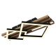 Plafoniere - Plafoniera LED riflaj MDF cu efect de lemn OBRIEN