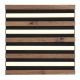 Plafoniere - Plafoniera LED riflaj MDF cu efect de lemn HAYDEN 30x30cm