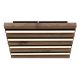 Plafoniere - Plafoniera LED riflaj MDF cu efect de lemn HAYDEN 30x30cm