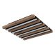 Plafoniere - Plafoniera LED riflaj MDF cu efect de lemn HAYDEN 30x30cm