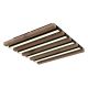 Plafoniere - Plafoniera LED riflaj MDF cu efect de lemn HAYDEN 30x30cm