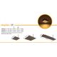 Plafoniere - Plafoniera LED riflaj MDF cu efect de lemn HAYDEN 30x30cm