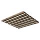 Plafoniere - Plafoniera LED riflaj MDF cu efect de lemn HAYDEN 45x45cm