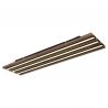 Plafoniera LED riflaj MDF cu efect de lemn HAYDEN 80x20cm