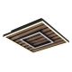 Plafoniere - Plafoniera LED riflaj MDF cu efect de lemn WOODY 30x30cm