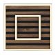 Plafoniere - Plafoniera LED riflaj MDF cu efect de lemn WOODY 30x30cm
