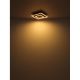Plafoniere - Plafoniera LED riflaj MDF cu efect de lemn WOODY 45x45cm
