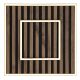 Plafoniere - Plafoniera LED riflaj MDF cu efect de lemn WOODY 45x45cm