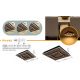 Plafoniere - Plafoniera LED riflaj MDF cu efect de lemn WOODY 45x45cm