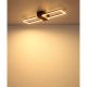 Plafoniere - Plafoniera LED riflaj aluminiu cu efect de lemn DAKARI I