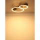 Plafoniere - Plafoniera LED aluminiu cu efect de lemn DAKARI I