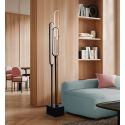 Lampadar LED modern Colette auriu roze, negru