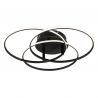 Plafoniera LED rotativa orientabila metal negru KOMBOS