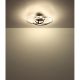 Plafoniere - Plafoniera LED rotativa orientabila metal negru KOMBOS