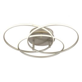 Plafoniere - Plafoniera LED rotativa orientabila metal nichel KOMBOS