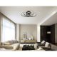 Plafoniere - Plafoniera LED rotativa orientabila metal negru KOMBOS
