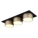 Plafoniere - Plafoniera LED negru sampanie RAYMOND 3L