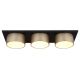 Plafoniere - Plafoniera LED negru sampanie RAYMOND 3L