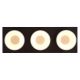 Plafoniere - Plafoniera LED negru sampanie RAYMOND 3L