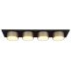 Plafoniere - Plafoniera LED negru sampanie RAYMOND 4L