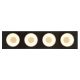 Plafoniere - Plafoniera LED negru sampanie RAYMOND 4L