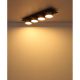 Plafoniere - Plafoniera LED negru sampanie RAYMOND 4L