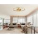 Plafoniere - Plafoniera LED metal sampanie cristale acrilice LORELEI