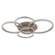 Plafoniere - Plafoniera LED metal sampanie cristale acrilice LORELEI
