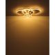 Plafoniere - Plafoniera LED metal sampanie cristale acrilice LORELEI