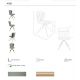 Scaune - Scaun pivotant piele sintetica verde deschis Chair