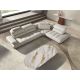 Masute Living - Masuta cu blat din marmura portelanata Walnut 160x80cm
