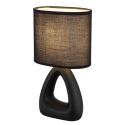 Lampa de masa ceramica neagra TRIANGLE