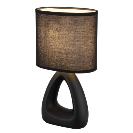 Veioze - Lampa de masa ceramica neagra TRIANGLE