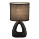 Veioze - Lampa de masa ceramica neagra TRIANGLE