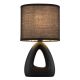 Veioze - Lampa de masa ceramica neagra TRIANGLE