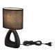 Veioze - Lampa de masa ceramica neagra TRIANGLE