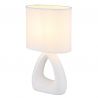 Lampa de masa ceramica alba TRIANGLE