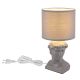 Veioze - Lampa de masa ceramica gri HERMES