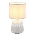 Lampa de masa ceramica cenusie RELA