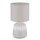 Veioze - Lampa de masa ceramica cenusie RELA