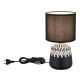 Veioze - Lampa de masa ceramica neagra RELA
