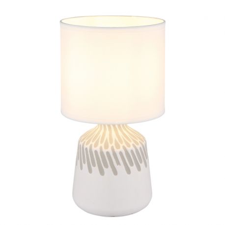Veioze - Lampa de masa ceramica alba RELA