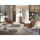 Masute Living - Masuta rotunda LUX Walnut