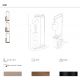 Garderobe - Suport pentru haine cu oglinda si sertare Coat Rack
